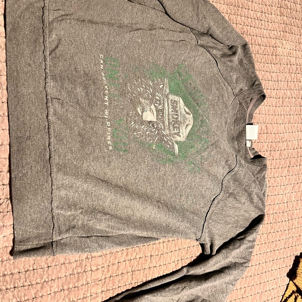Gray Graphic Women's Sweater